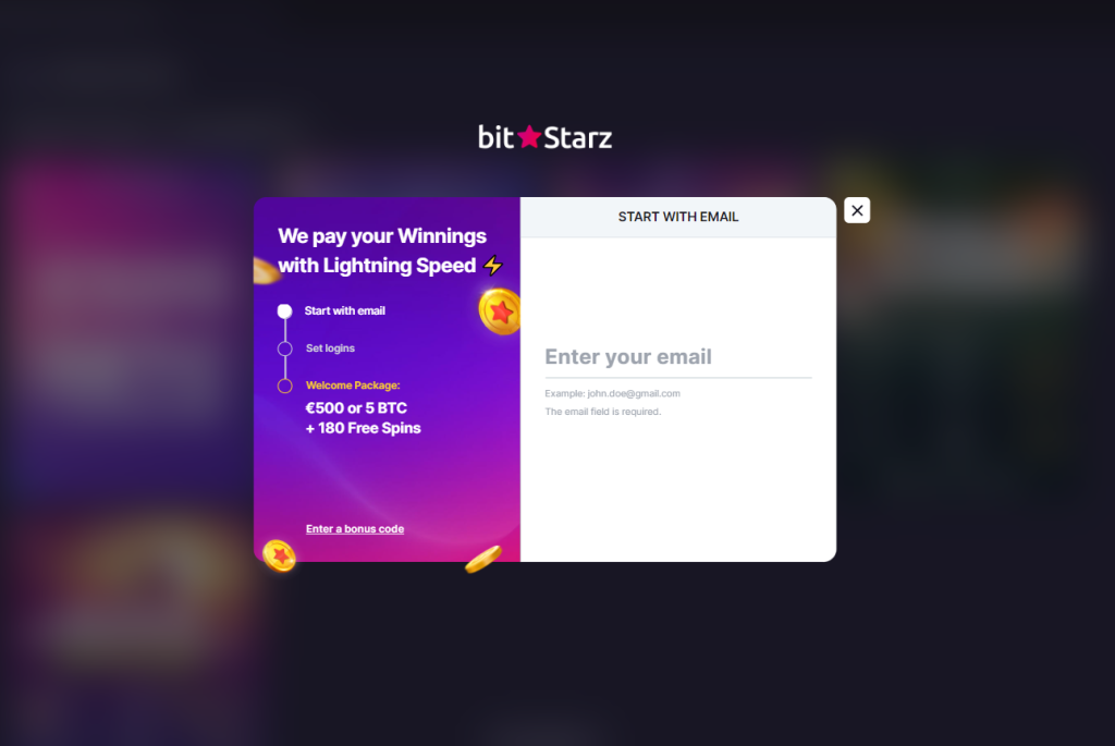 אפליקציית קזינו BitStarz