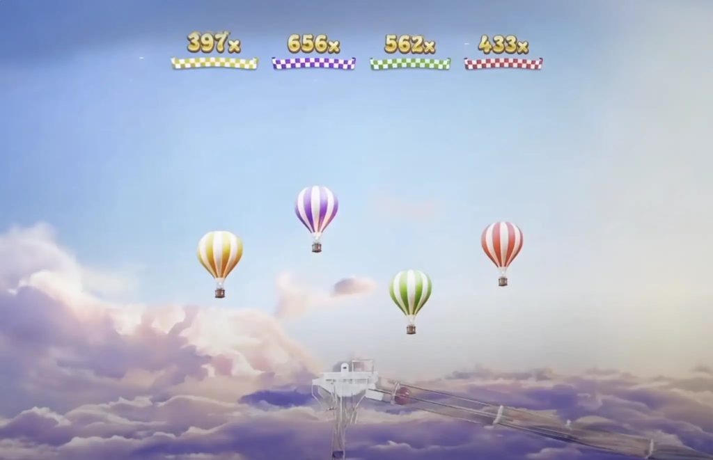 Balloon Race Live-Spiel.